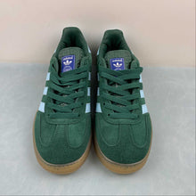 Cargar imagen en el visor de la galería, Adidas Gazelle Indoor Collegiate Green Hazy Sky Victory Gold IG9979