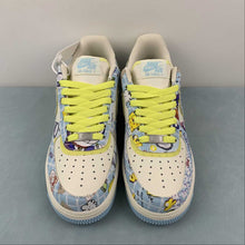 Cargar imagen en el visor de la galería, Air Force 1 07 Low Beige Light Blue Lemon Yellow FB0607-055