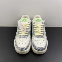 Cargar imagen en el visor de la galería, Air Force 1 07 Low Lion Dance White Blue Green CW1888-716