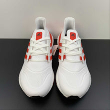 Cargar imagen en el visor de la galería, Adidas Ultraboost 22 Cloud White Vivid Red Beam Yellow HP2485