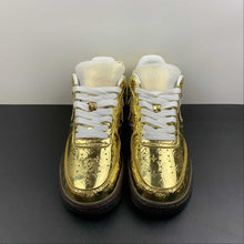 Cargar imagen en el visor de la galería, LV x Air Force 1 07 Low Black Metallic Gold Brown IA9VGO