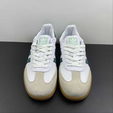 Cargar imagen en el visor de la galería, Adidas Samba OG Cloud White Collegiate Green Vapour Green EE5451