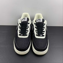 Cargar imagen en el visor de la galería, Air Force 1 07 Low Denim Black Beige White DG2296-001