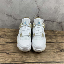 Cargar imagen en el visor de la galería, Air Jordan 4 Retro GG Linen Blue Light White Boarder Sand 487724-118