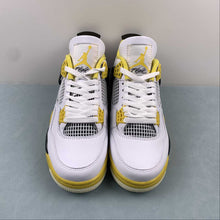 Cargar imagen en el visor de la galería, Air Jordan 4 Retro White Coconut Milk Vivid Sulfur Anthracite AQ9129-101