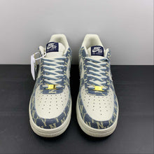 Cargar imagen en el visor de la galería, MLB x Air Force 1 07 Low Denim Blue White CW1888-602