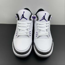 Cargar imagen en el visor de la galería, Air Jordan 3 Retro Dark Iris Cement Grey White Black CT8532-105