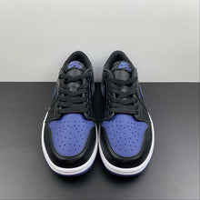 Cargar imagen en el visor de la galería, Air Jordan 1 Retro Low OG Black Mystic Navy-White CZ0790-041