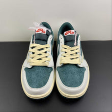 Cargar imagen en el visor de la galería, Travis Scott x Air Jordan 1 Low OG Dark Green White Red CQ4277-993