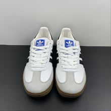 Cargar imagen en el visor de la galería, Adidas Samba Vegan Cloud White Core Black Metallic Gold FW2427