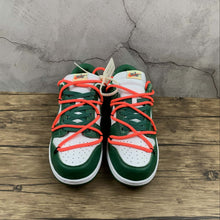 Cargar imagen en el visor de la galería, Dunk Low LTHR OW FUTURA White Green CT0856-100