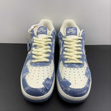 Cargar imagen en el visor de la galería, Levis x Air Force 1 07 Low Denim Blue White NZ0088-801
