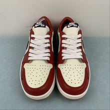 Cargar imagen en el visor de la galería, Air Jordan 1 Low OG Shattered Backboard Custom Edition Red White Black DZ0790-100