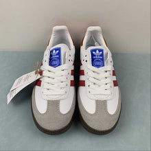 Cargar imagen en el visor de la galería, Adidas Samba OG White Better Scarlet Supplier Color IG1025
