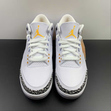 Cargar imagen en el visor de la galería, Air Jordan 3 Retro White Laser Orange Cement Grey Black CK9246-108