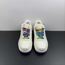 Cargar imagen en el visor de la galería, Air Force 1 07 Low NOLA Pelicans Rice Dark White Purple Green TF8896-303