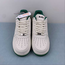 Cargar imagen en el visor de la galería, Air Force 1 07 Low BAPE Beige Green Yellow HX123-007