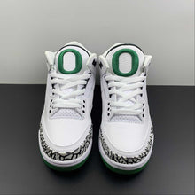 Cargar imagen en el visor de la galería, Air Jordan 3 Retro Oregon Duck White Black Green HO11-MNJDL