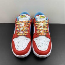 Cargar imagen en el visor de la galería, LeBron James x SB Dunk Low Fruity Pebbles White Red Blue DH8009-600