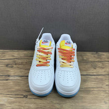 Cargar imagen en el visor de la galería, Air Force 1 07 Low White Blue Orange NJ5696-789