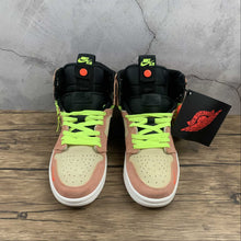 Cargar imagen en el visor de la galería, Air Jordan 1 High Switch Pink Volt Peach Neon White CW6576-800