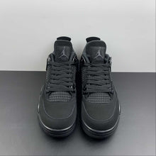Cargar imagen en el visor de la galería, Air Jordan 4 Retro Gs Black Cat 2020 Light Graphite Black 408452-010