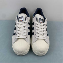 Cargar imagen en el visor de la galería, Feifei Ruan x Adidas Superstar Chalk White Navy ID1139