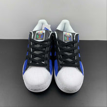 Cargar imagen en el visor de la galería, Adidas Superstar Blue Core Black Cloud White FU9523