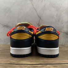 Cargar imagen en el visor de la galería, Dunk Low LTHR OW FUTURA Dk.Blue Yellow CT0856-700