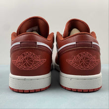 Cargar imagen en el visor de la galería, Air Jordan 1 Low Dune Red White Lobster Sail Vachetta Tan FJ3459-160