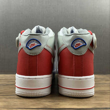 Cargar imagen en el visor de la galería, Air Force 1 07 Mid Athletic Club White Red Gray DH7451-100
