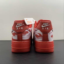 Cargar imagen en el visor de la galería, Air Force 1 07 Low Red Skeleton White CU8067-600