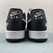 Cargar imagen en el visor de la galería, Air Force 1 07 Low Black White Blue DV0788-006