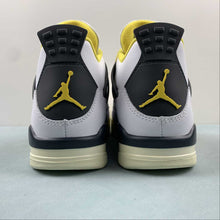 Cargar imagen en el visor de la galería, Air Jordan 4 Retro White Coconut Milk Vivid Sulfur Anthracite AQ9129-101