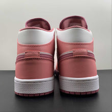 Cargar imagen en el visor de la galería, Air Jordan 1 Mid Valentine's Day Coral Chalk Desert Berry White DQ8423-616