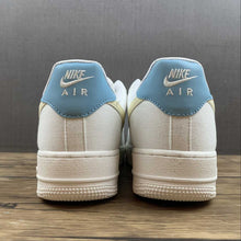 Cargar imagen en el visor de la galería, Air Force 1 07 Low Rice White Navy Blue Yellow DG2296-006