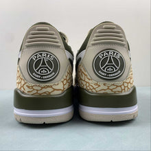 Cargar imagen en el visor de la galería, PSG x Air Jordan Legacy 312 Low White Hemp Sail Sequoia Green FZ4358-100