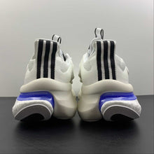 Cargar imagen en el visor de la galería, Adidas AlphaBoost V1 Cloud White Blue Fusion Bright Red HP2757