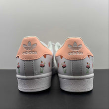 Cargar imagen en el visor de la galería, Adidas Superstar Cloud White Cloud White Ray Pink HO5667