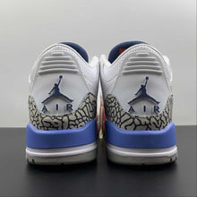 Cargar imagen en el visor de la galería, Air Jordan 3 Retro UNC White Valor Blue Tech Grey CT8532-104