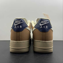 Cargar imagen en el visor de la galería, Air Force 1 07 Low White Navy Blue Brown BS8871-107