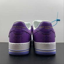 Cargar imagen en el visor de la galería, Louis Vuitton x Air Force 1 White Purple 3308-7