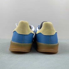 Cargar imagen en el visor de la galería, Adidas Gazelle Indoor Semi Blue Burst Almost Yellow Cloud White IE2960