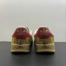 Cargar imagen en el visor de la galería, Adidas x Gucci Gazelle Brown White Red