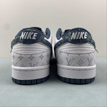 Cargar imagen en el visor de la galería, SB Dunk Low LV White Dark blue LV0526-593