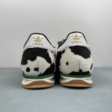 Cargar imagen en el visor de la galería, Adidas SL 72 OG Cow Print Core Black Off White Court Green JR1639