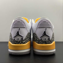 Cargar imagen en el visor de la galería, Air Jordan 3 Retro White Laser Orange Cement Grey Black CK9246-108