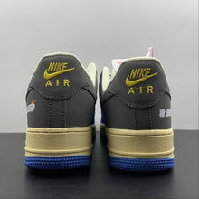 Cargar imagen en el visor de la galería, Air Force 1 07 Low Undefeated Dark Grey Blue Gold 315122-005