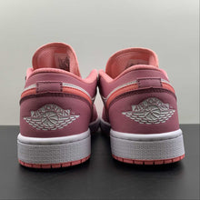 Cargar imagen en el visor de la galería, Air Jordan 1 Low Desert Berry Coral Chalk White 553560-616