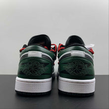 Cargar imagen en el visor de la galería, Air Jordan 1 Low Vibe White Green Black Red 553558-963